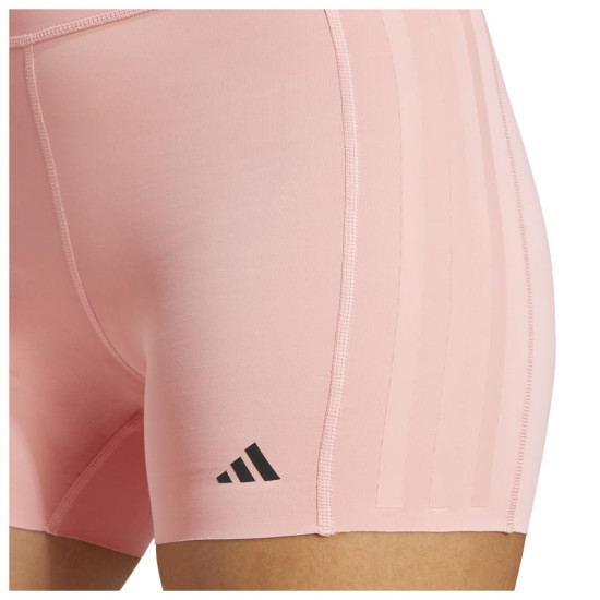 Adidas Γυναικείο σορτς-κολάν Optime 4-Inch Raw-Cut-Hem Leggings